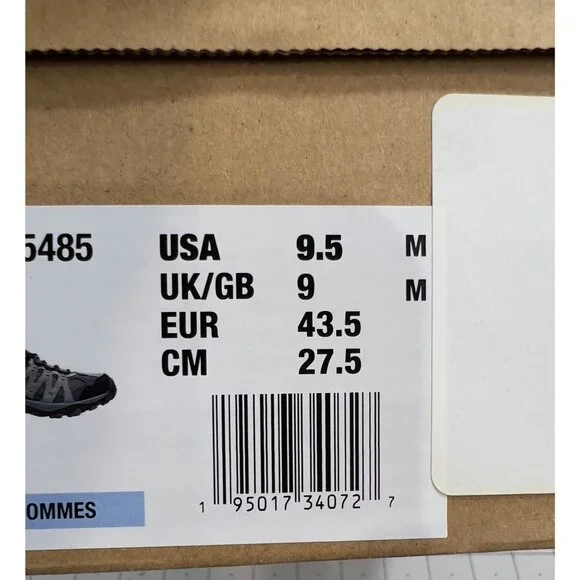 Merrell Accentor 3 Hiking Shoes Leather/Synthetic Men's Sz. 9.5 New Rock/Gray - Picture 9 of 10